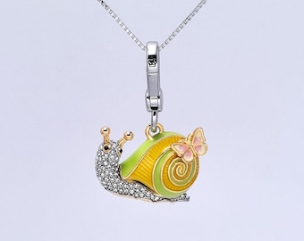 Juicy Couture Snail Pendant, Necklace Charm, Bag Accessory