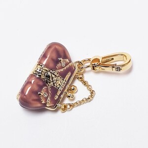 Juicy Couture Purple Handbag Charm, Necklace Pendant, Bag Accessory image 4