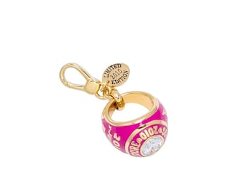 Juicy Couture Pink Ring Charm, Necklace Pendant, Bag Accessory