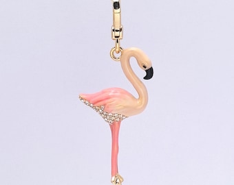 Juicy Couture Flamingo Charm, Necklace Pendant, Bag Accessory