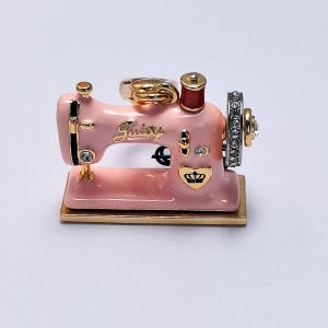 Juicy Couture Sewing Machine Charm, Necklace Bag Charm Pendant