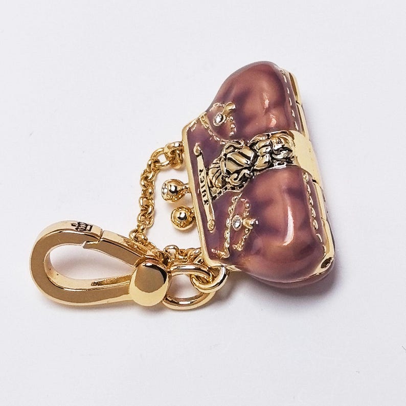 Juicy Couture Purple Handbag Charm, Necklace Pendant, Bag Accessory image 6