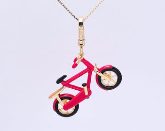 Juicy Couture Bicycle Pendant, Necklace Charm, Bag Accessory
