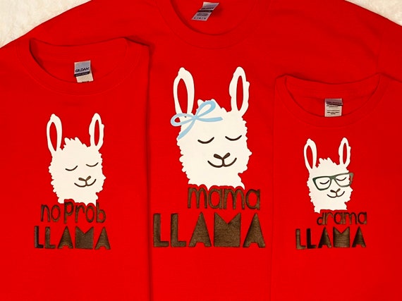 No Prob-Llama T-Shirt Llama Mama Alpaca Lama Lover Tshirt No Prob-Llama T-Shirt Llama Mama Alpaca Lama Lover Tshirt