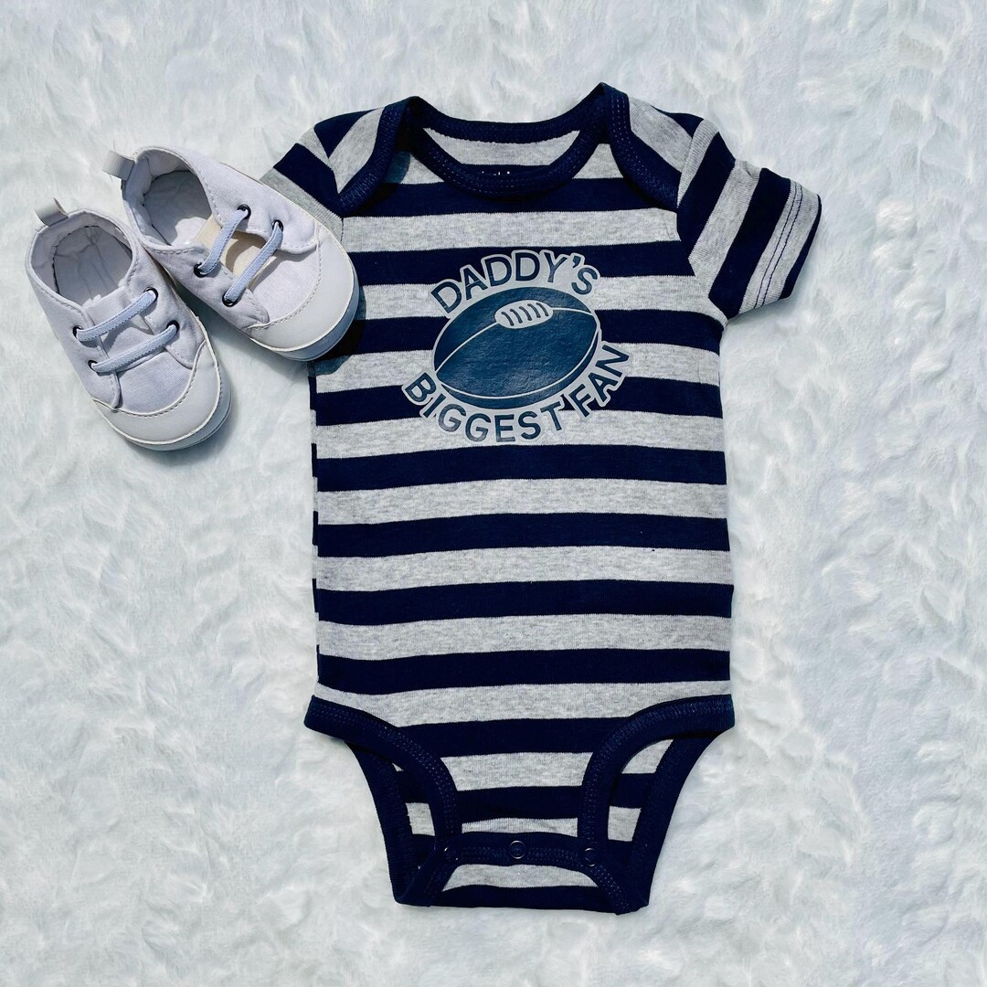 Biggest Fan Baby Apparel - Baby Rugby Bodysuit - Personalized Rugby ...
