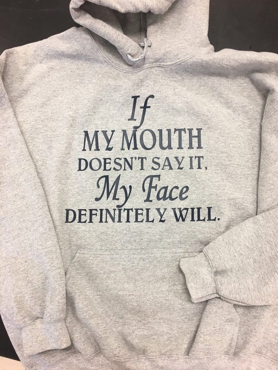 hoodie with my face on it