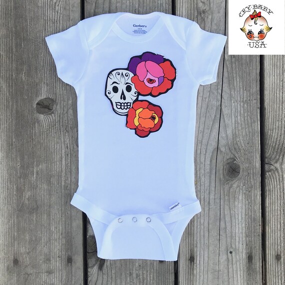 day of the dead onesie