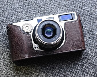 HASSELBLA Xpan Xpan2 TX-1 TX-2 TX1 TX2 Fujifilm HandMade Camera protection Cowhide leather Brand new handcrafted Half case bag with Handgrip