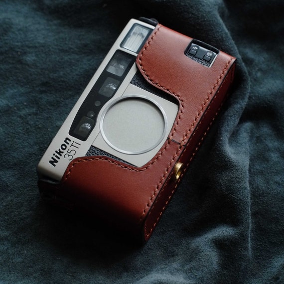 Nikon 35ti 28ti Handmade Camera Protection Cowhide Leather Case