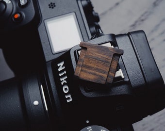 HandMade Nikon Camera Wood wooden Hot Shoe Cover Z5 Z50 Z6