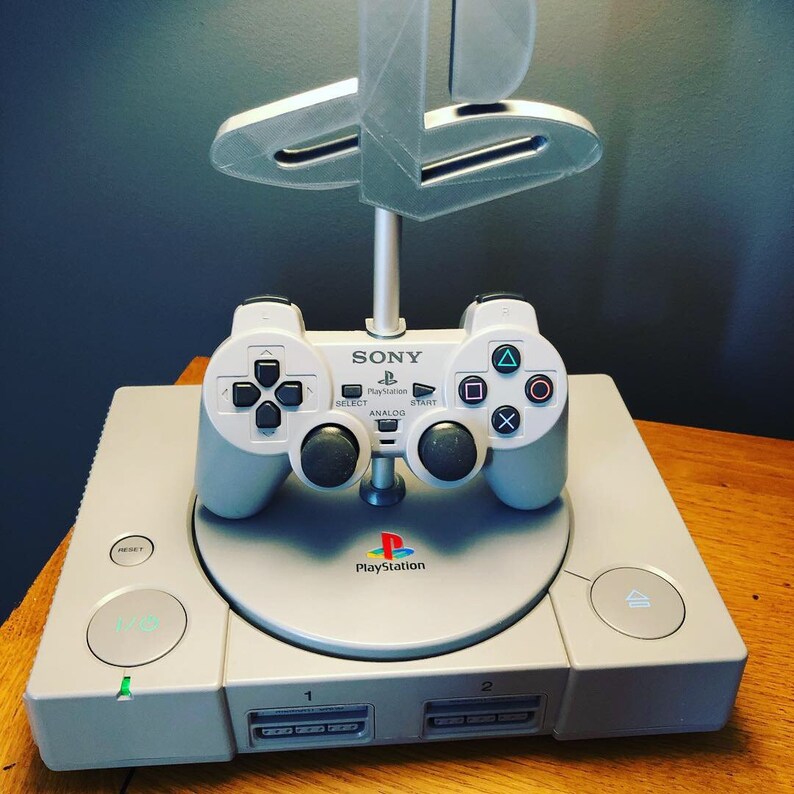 Playstation 1 Console Desk Lamp and Controller - Etsy