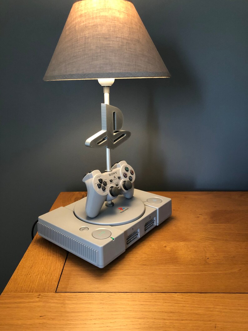 Playstation 1 Console Desk Lamp and Controller - Etsy