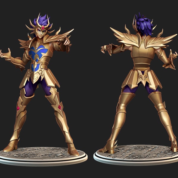 STL deathmask saint seiya cancer chevalier du zodiaque