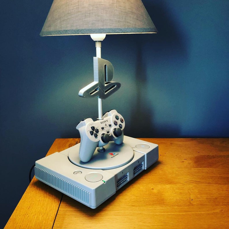Playstation 1 Console Desk Lamp and Controller - Etsy