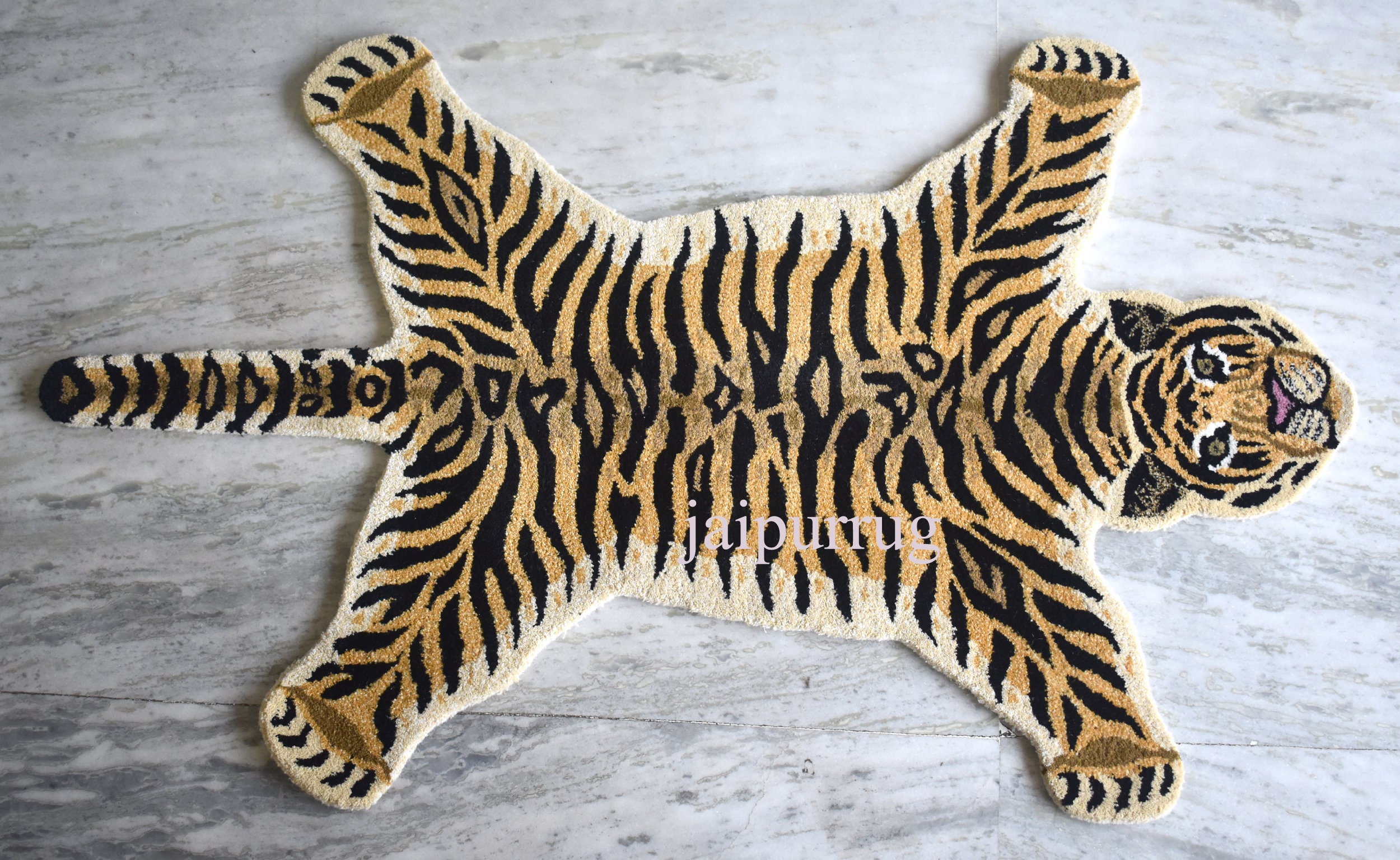 Tiger Rug, Tiger Mat, Animal Art, Gift for Man/boys/kids, Kids