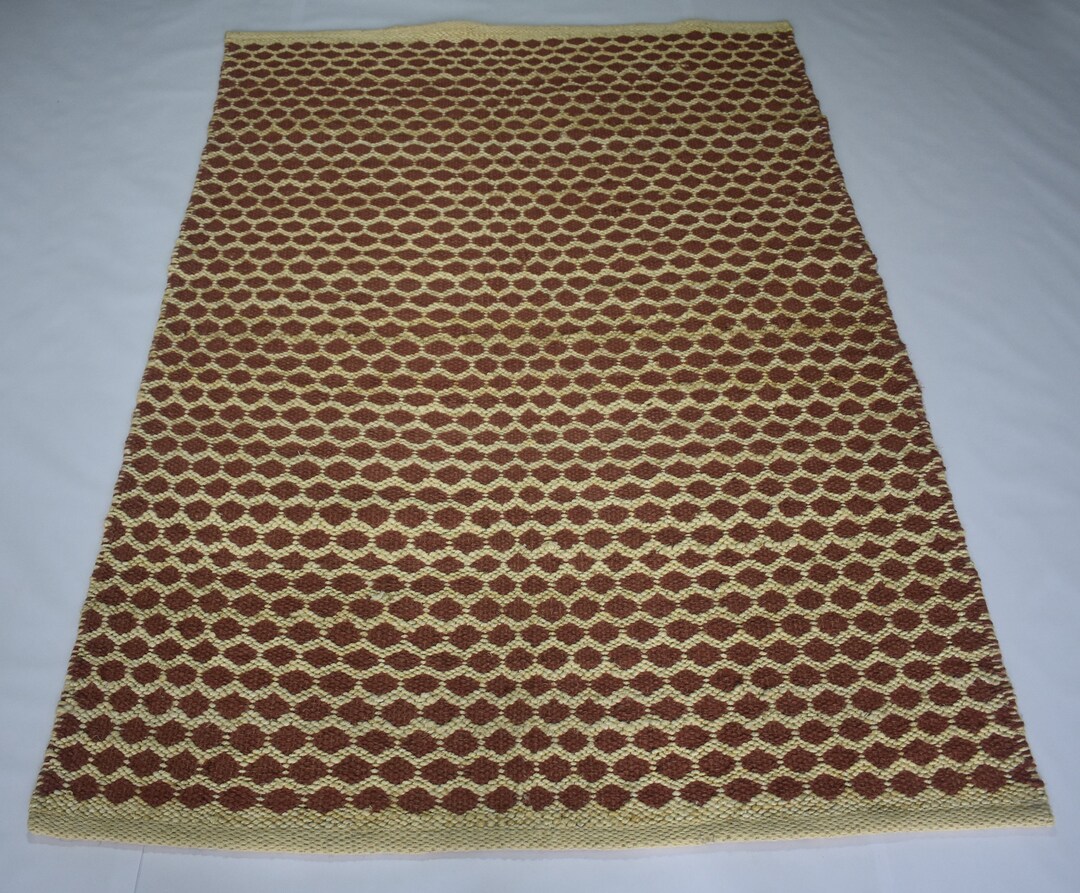Jute Area Rug, Traditional Indian Jute Carpet, Living Room Rug
