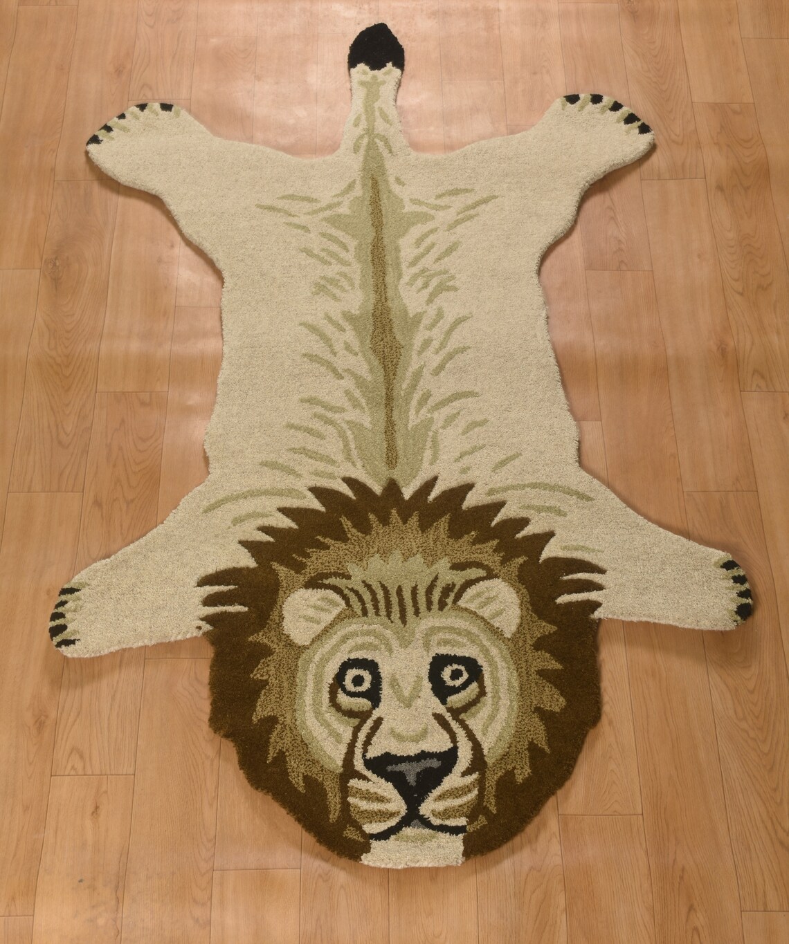 Hand Tufted Lion Skin Wool Carpet for Home Decorative Living | Etsy