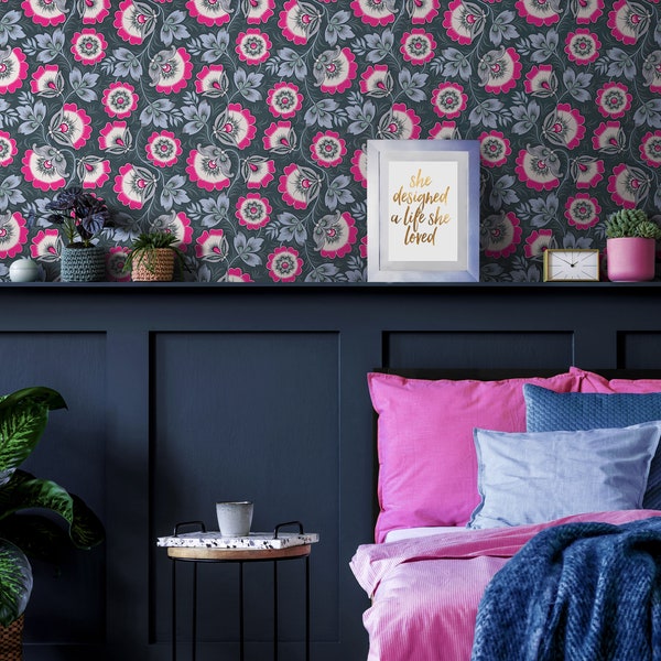 Non Pasted Wallpaper Etsy