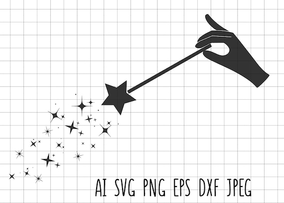 Free Free 116 Wand Svg Fairy Godmother Svg SVG PNG EPS DXF File