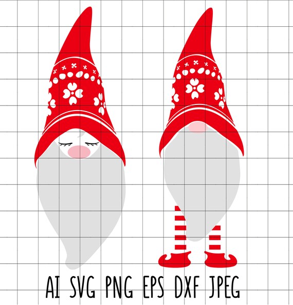 Download Cricut dxf Garden Gnome svg Clip Art Nordic svg Cut file ...