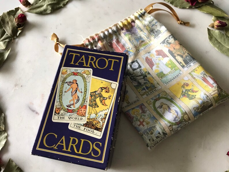 Vintage Tarot Cards and Box. RWS Deck Unusual Deck as Etsy