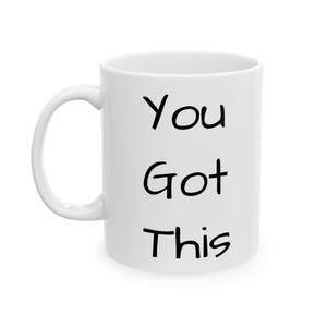 Ceramic Mug with Fun Motivational Quote for Coffee Lovers, Perfect Gift for Birthdays, Teachers, Anniversaries, Holidays, Cute Kitchenware