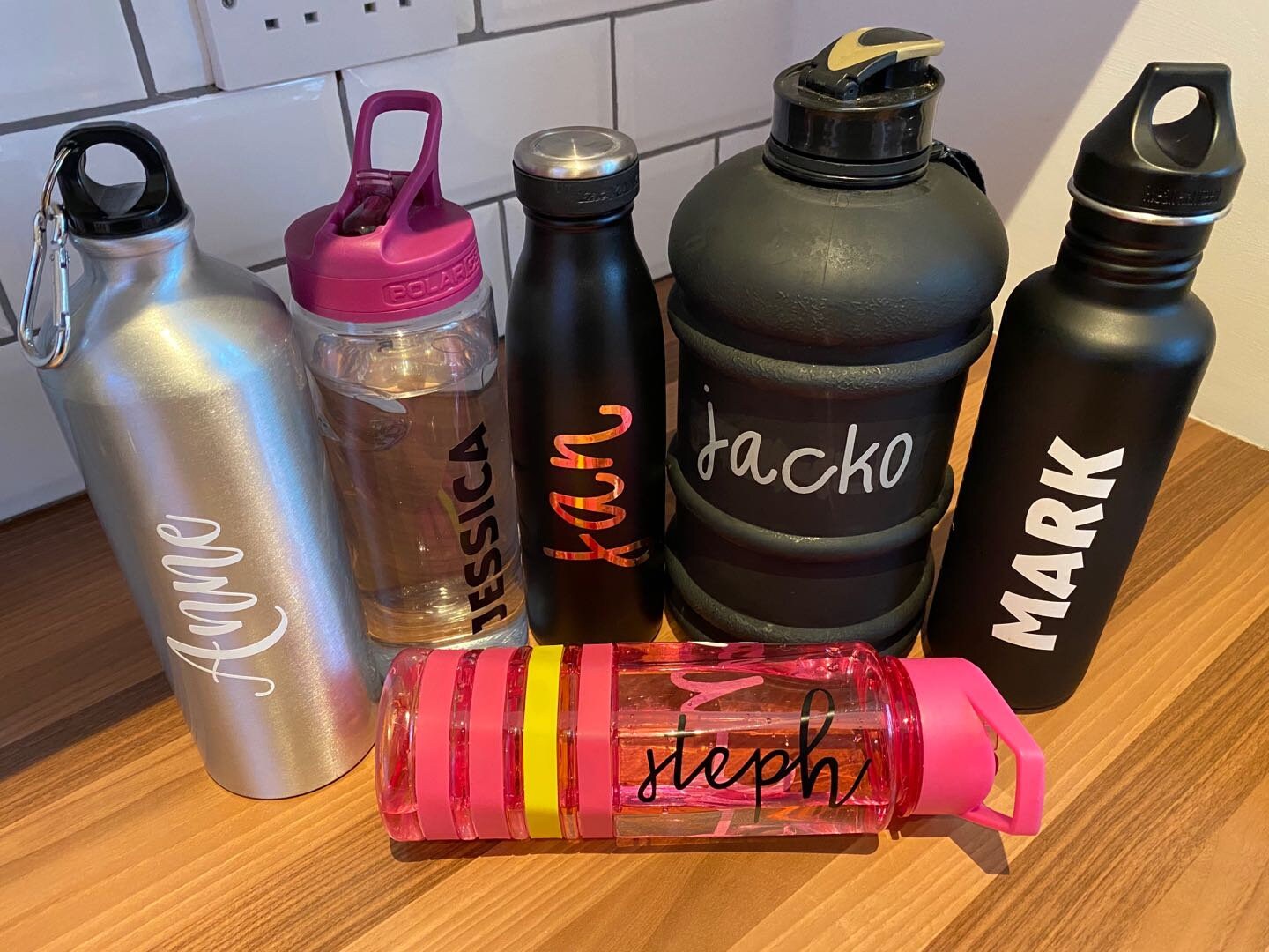 Custom Name Vinyl Decal Water Bottle Decal Sticker Back to Etsy