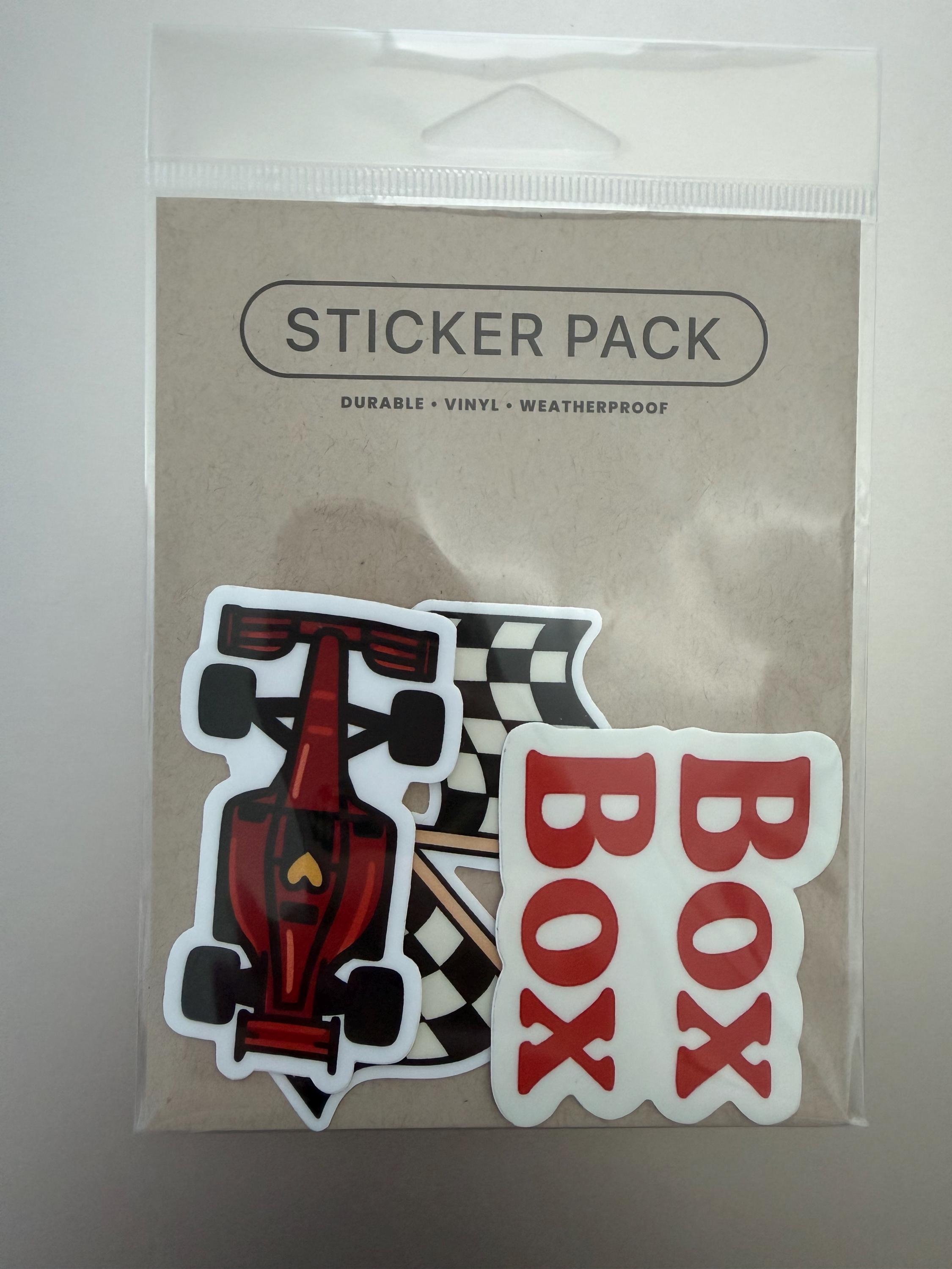 F1 Inspired Vinyl Stickers | Formula Racing Decals for Formula 1 Fan - Etsy