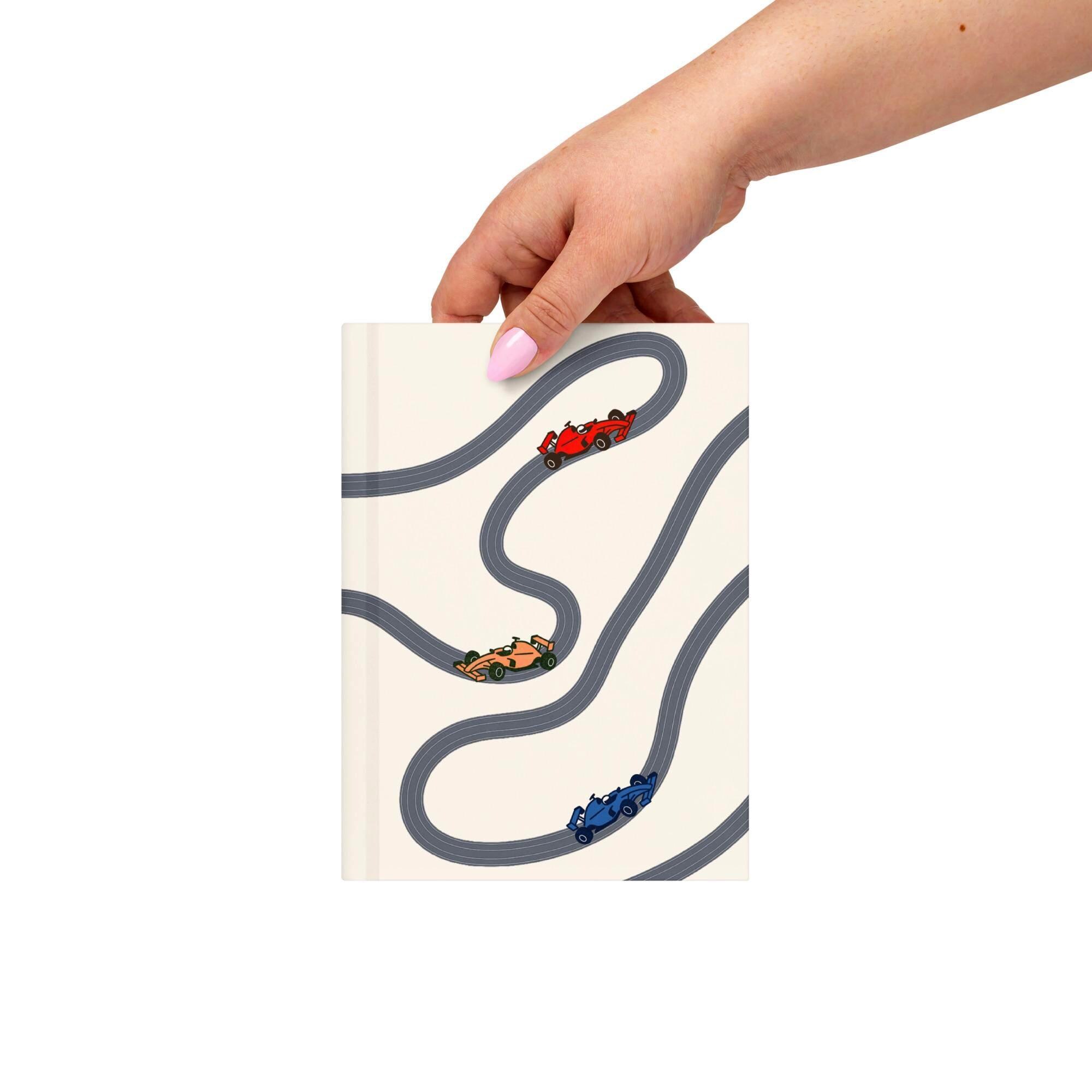 Small Racing Notebook Racing Track Notebook F1 Inspired Hardcover Diary, Motorsport Gift for ...