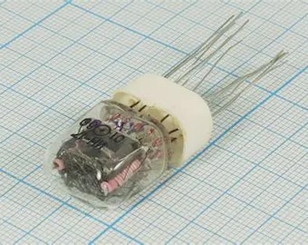 4 tubos Nixie pequeños IN-17/IN17 para reloj (nuevos, sin estrenar, probados al 100 %)