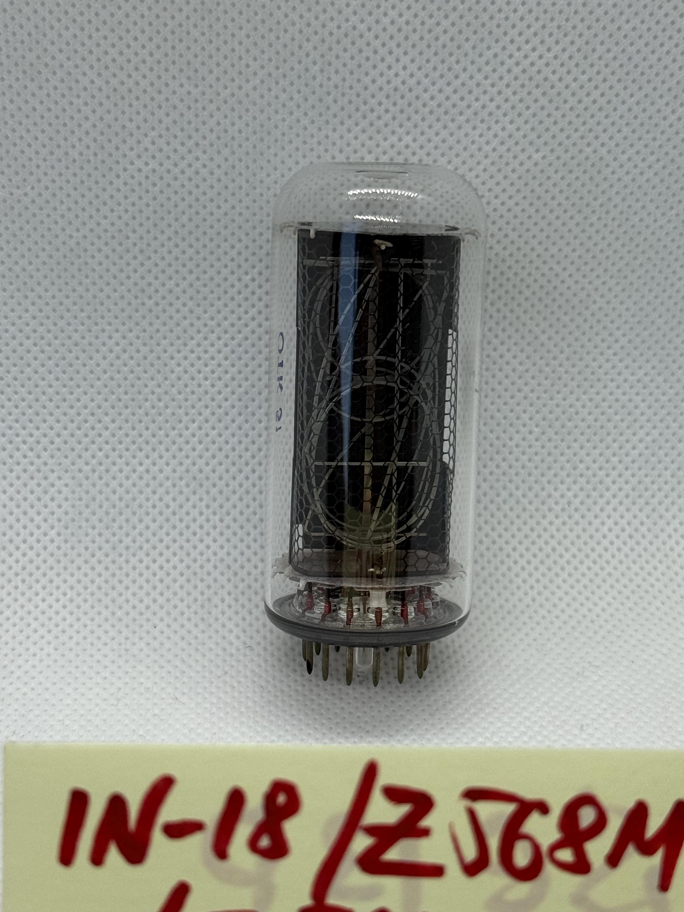 1x 新品 希少 IN-18/Z5660M/IN-18/Z568M ニキシー管 100%テスト済み