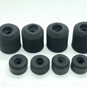 Set of rubber caoutchouc feet for appliances / devices (NEW, handmade) 8 pcs