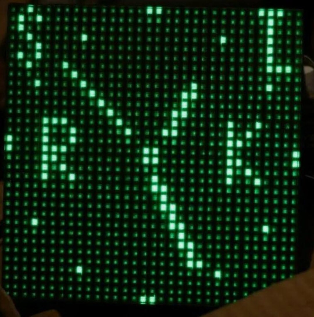 1x NEW Green Dot Matrix Plasma Nixie Panel Display IGG1-32/32L Boxed ...