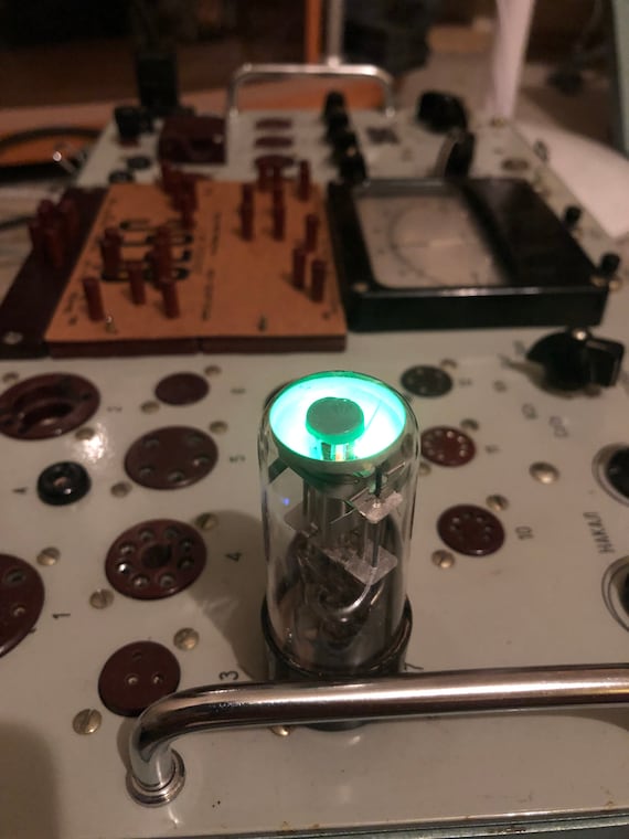 6E5G OTK MILITARY 6E5 6E5GT VI103 10E/105 MAGIC EYE VALVE INDICATOR NOS - Foto 5