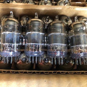 4x 6N1P (6N1P-EV, 6DJ8, ECC88, 6922) USSR Double Triode (New, Nos)