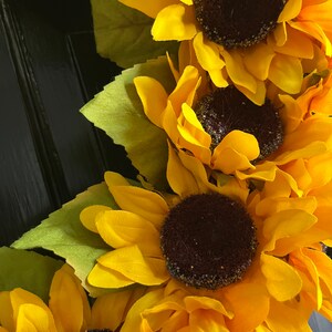 Yellow Sunflower Fall Grapevine Wreath for Front Door, Autumn Decor - Etsy