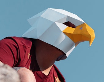 Eagle Mask Falcon Mask DIY Paper Mask Printable Template - Etsy Hong Kong