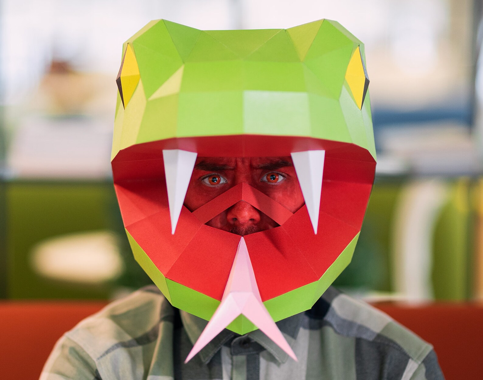 Snake Mask Cobra Mask DIY Paper Mask Printable Template Etsy