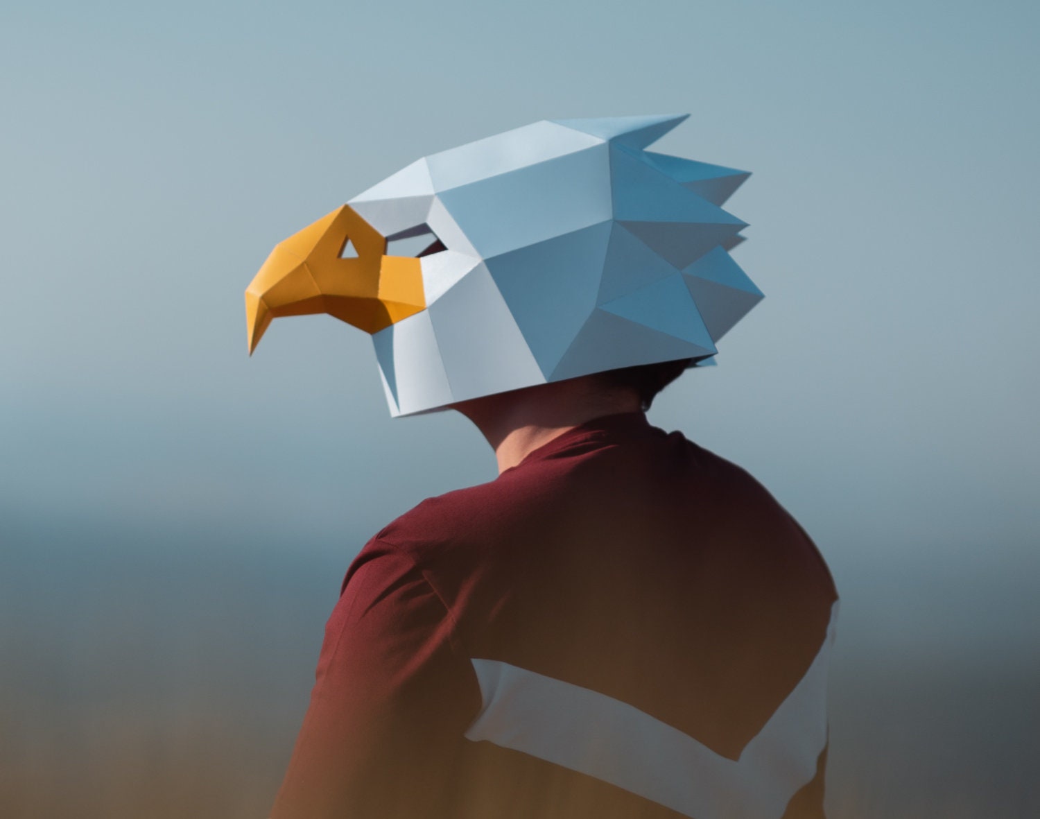 Eagle Mask Falcon Mask DIY Paper Mask Printable Template - Etsy