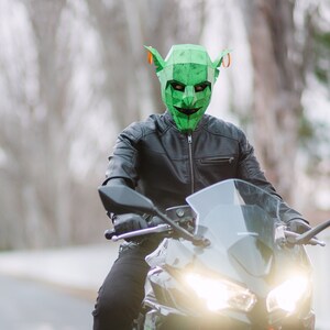 Green Goblin Mask | DIY Paper Mask, Printable Template, Papercraft, 3D ...