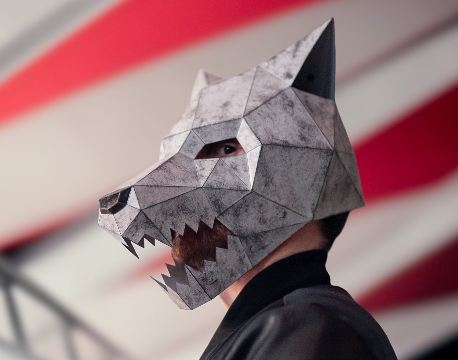 Wolf Dog Therian Mask 