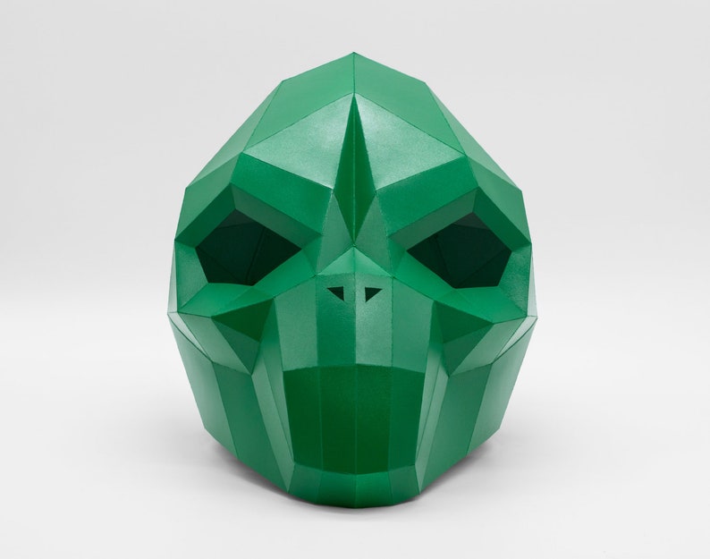 Alien Mask | DIY Paper Mask, Printable Template, Papercraft, 3D Mask ...