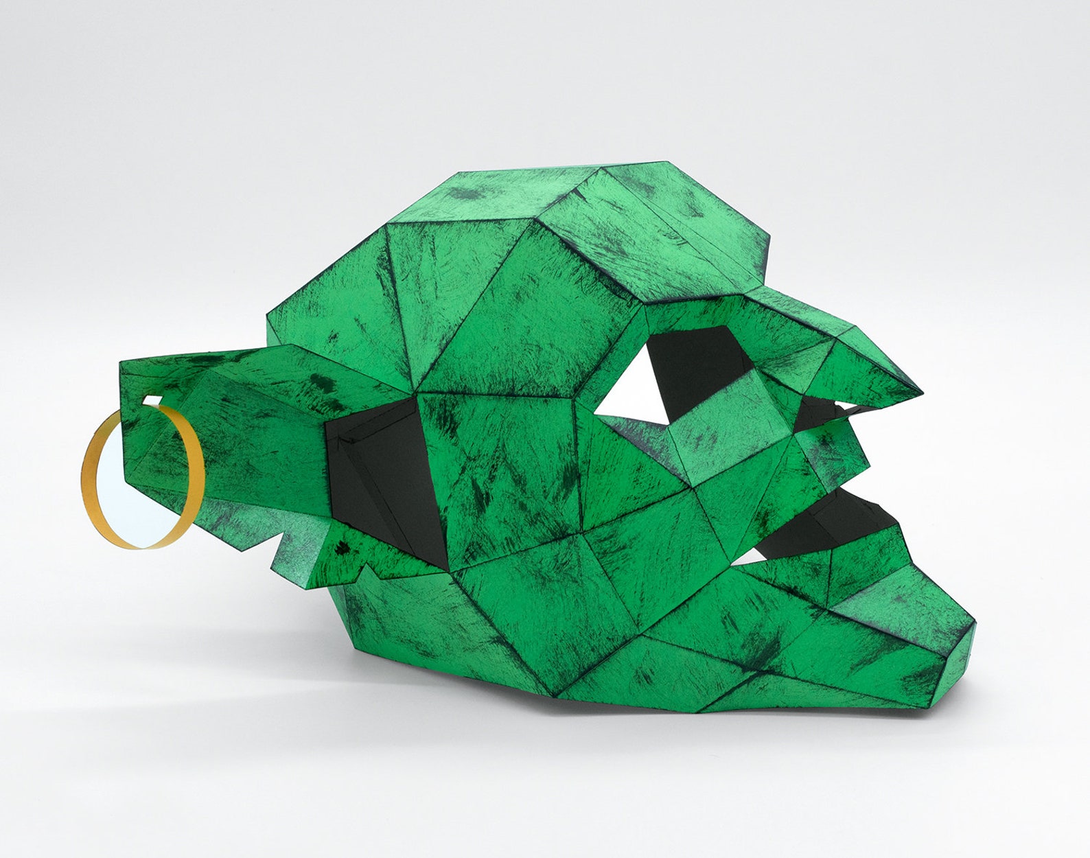 Green Goblin Mask DIY Paper Mask Printable Template - Etsy