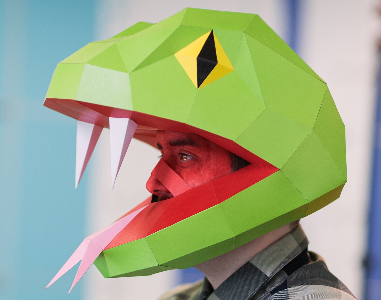 Snake Mask Cobra Mask DIY Paper Mask Printable Template Etsy