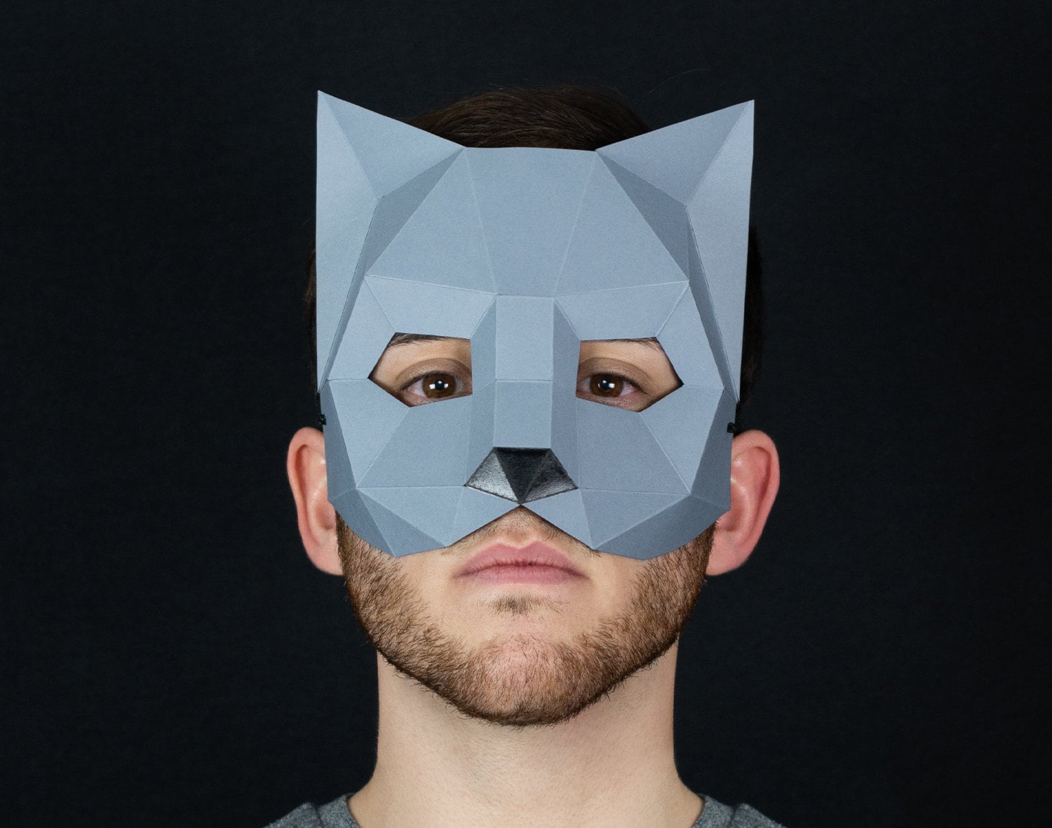 Cat Masquerade DIY Paper Mask Printable Template - Etsy New Zealand