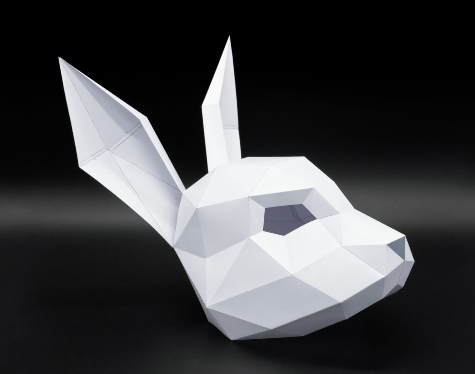 Máscara de Conejo de Papel Plantillas para imprimir Máscara Etsy México