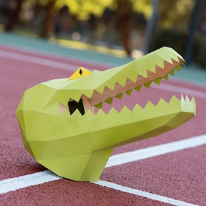 Crocodile Mask, Alligator Mask | DIY Paper Mask, Printable Template ...