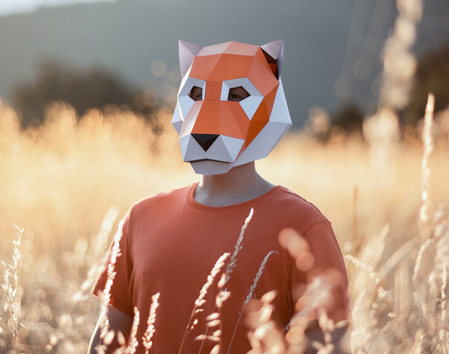 MÁSCARA DE TIGRE 3D – Printkids