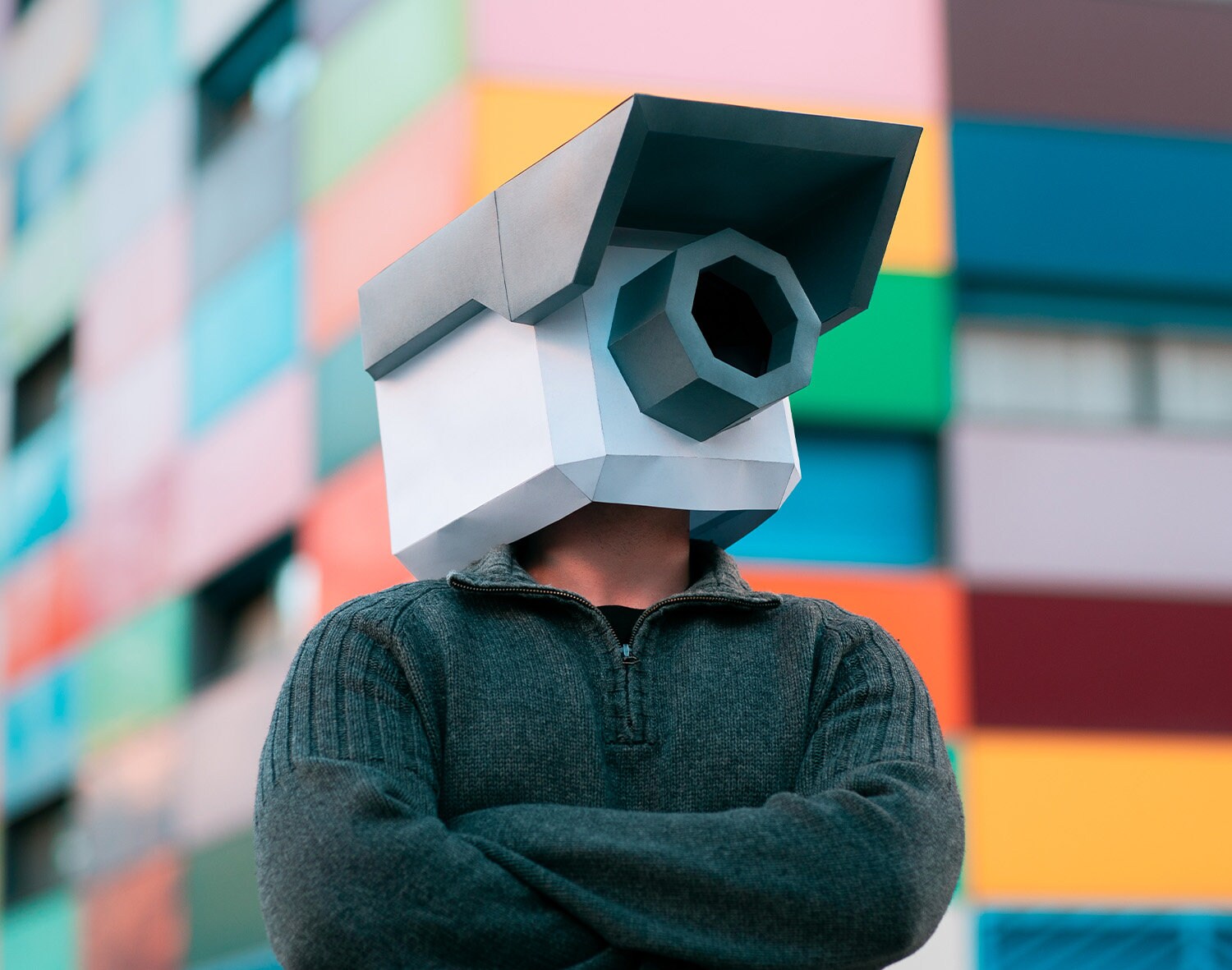 Security / Video Camera Mask, Skibidi Toilet | DIY Paper Mask ...