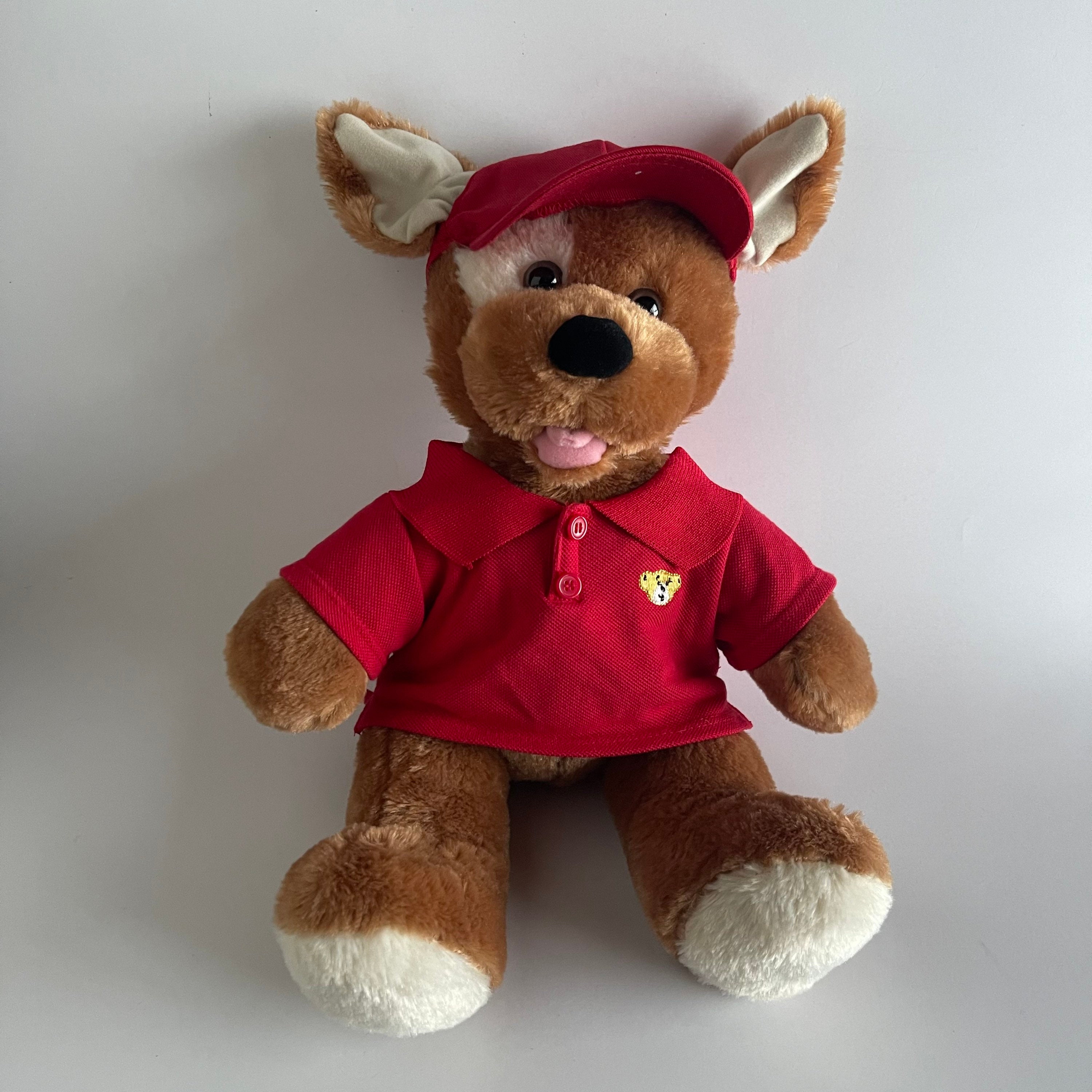 Build a Bear Workshop Brown Sugar Pup Dog 12" Plush Stuffed Animal Toy BABW 